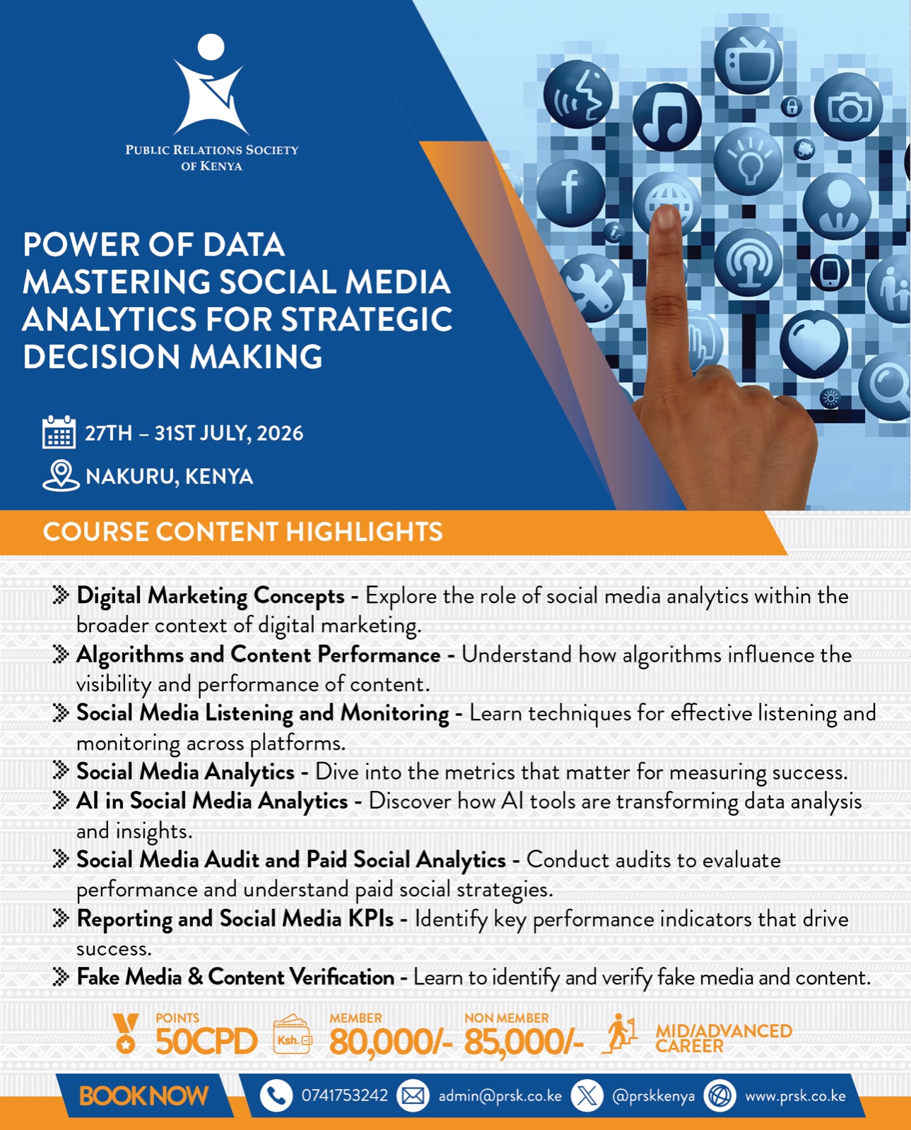 Power of Data: Mastering Social Media Analytics for Strategic Decision Making poster