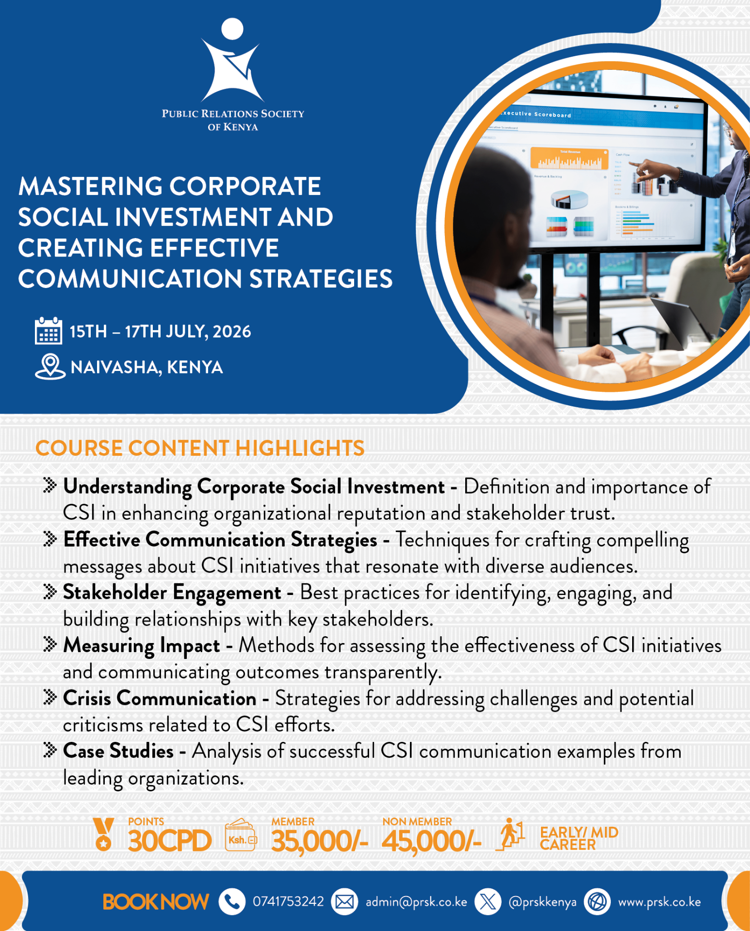 Mastering Corporate Social Investment & Effective Communication Strategies poster