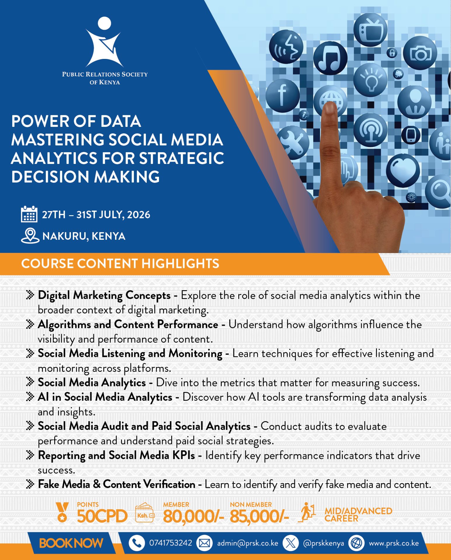 Power of Data: Mastering Social Media Analytics for Strategic Decision Making poster