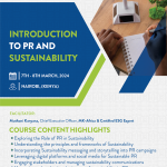 Introduction to Sustainability and PR