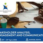 Stakeholder Analysis, Engagement and Communication